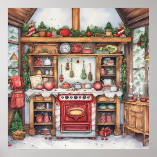 Poster de Noël cosy