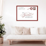 Poster de Noël de la famille de Père Noël<br><div class="desc">Nous ajoutons toujours de nouveaux designs chaque jour !</div>