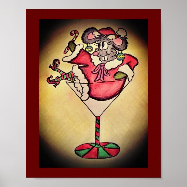 Poster de Noël drôle (Devant)