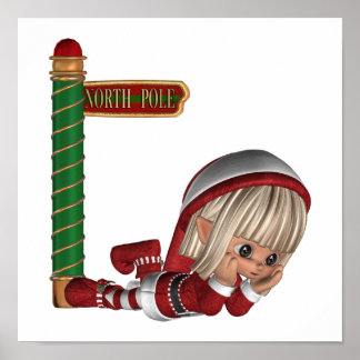 Poster de Noël Elf
