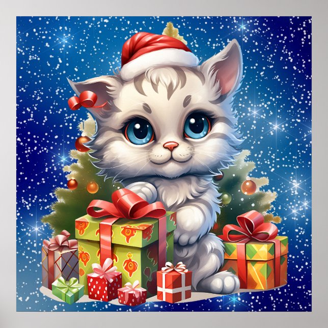 Poster de Noël Kitty (Devant)