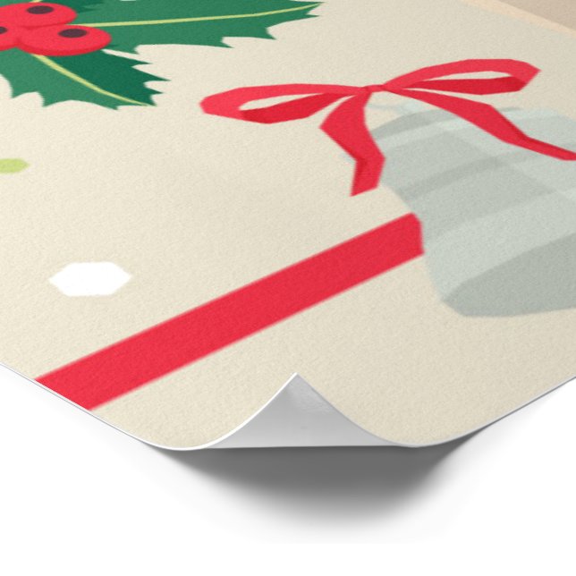 Poster de Noël Puggy (Coin)