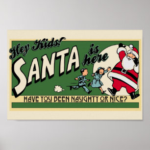 Poster de Noël Vintage