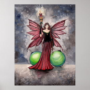Poster de Noël Yule Fairy par Molly Harrison