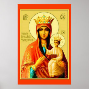 Poster de Notre-Dame de Czestochowa Vierge Marie