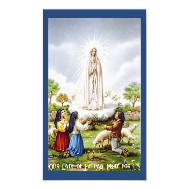 Poster de Notre-Dame de Fatima (Devant)