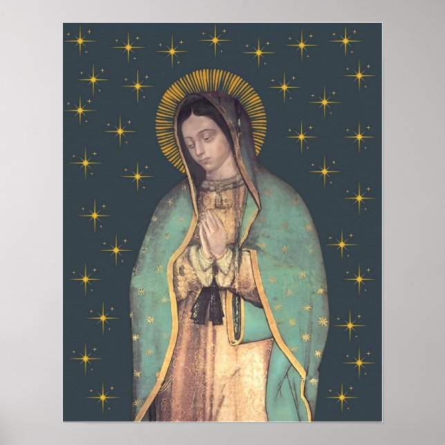 Poster de Notre-Dame de Guadalupe Vierge Marie (Devant)