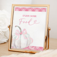 Poster de nourriture d'anniversaire de la fille Ci