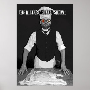 Poster de nourriture super Cool Griller !