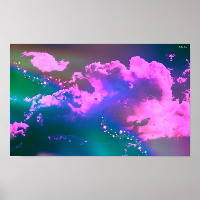 Poster de nuages étranges - X-Small (16 po x 10 po (Devant)