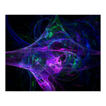 Poster de nuit Blacklight 16" x 20"