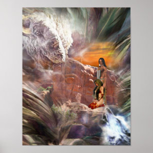 Poster de nuit des Mariages indiens d'Amérique