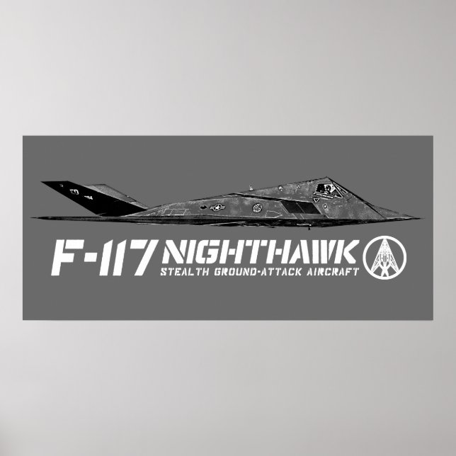 Poster de nuit F-117 (Devant)