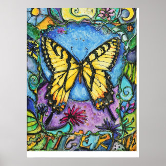 Poster de papillon PMACarlson Tiger