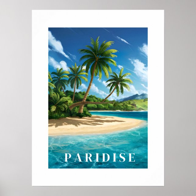 Poster de Paridise Tropical Beach (Devant)