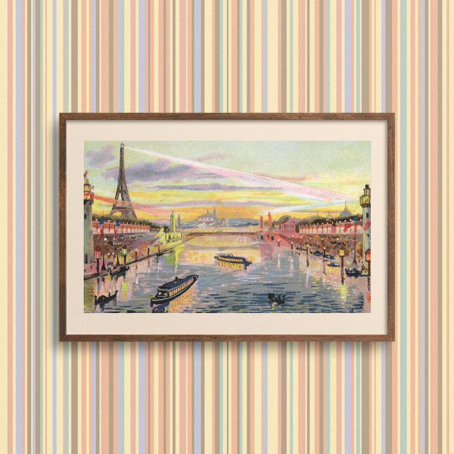 Poster de Paris Pastel (Matte) (Créateur téléchargé)