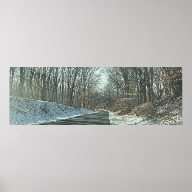 Poster de Park Roadway in Winter (Devant)