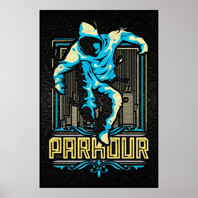 Poster de Parkour - Poster de Parcour - Parcours (Devant)