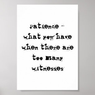 Poster de patients