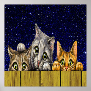 Poster de Peeking Cats