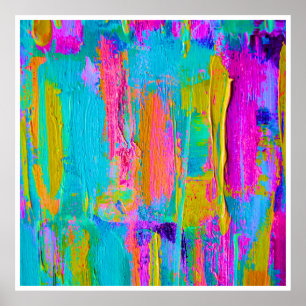 Poster de peinture de couteau de grande palette 3a