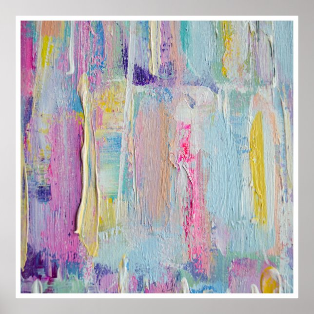 Poster de peinture de grand couteau de palette 4 (Devant)