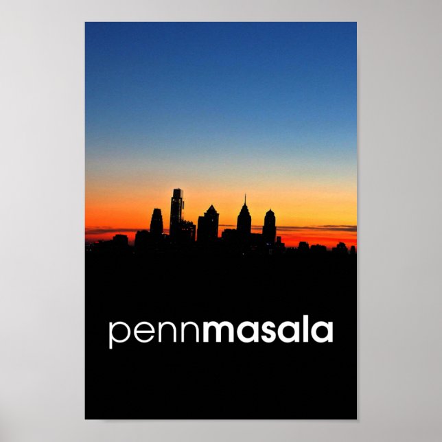 Poster de Penn Masala Skyline (Devant)