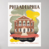 Poster de Pennsylvanie vintage