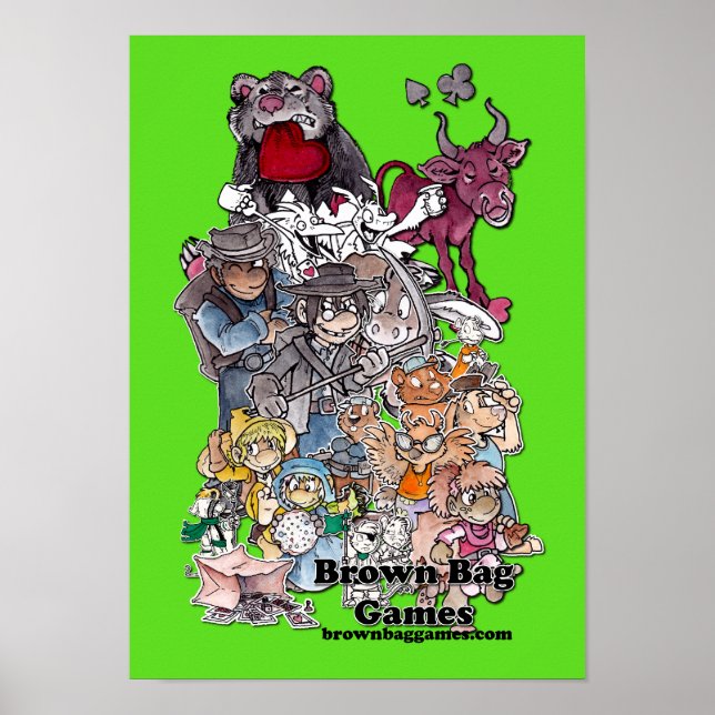 Poster de personnage Jeux Brown de sacs (Devant)