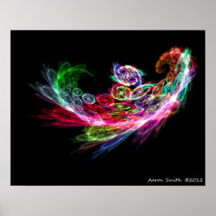 Poster de Phoenix fractal 16x20