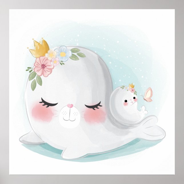 Poster de phoques (Devant)