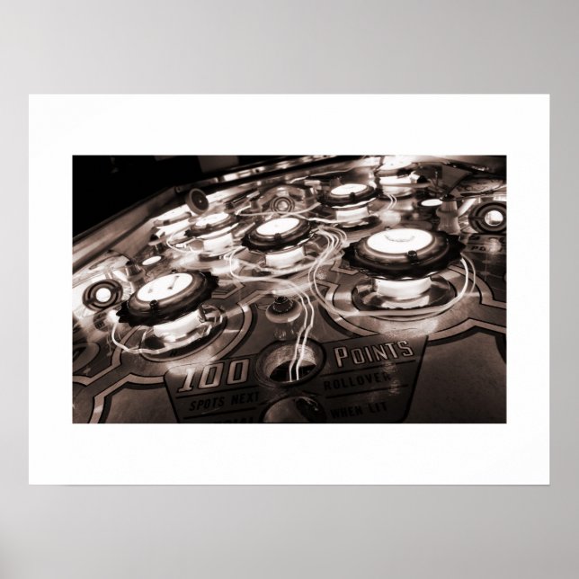 Poster de pinball Slick Chick Tracs (Devant)