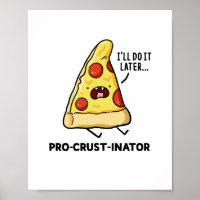Poster de pizzas pour inateur de croûte