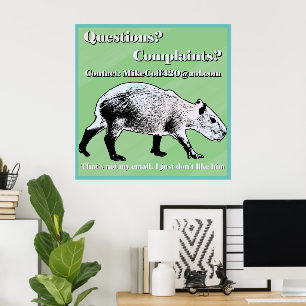 Poster de plaisanterie