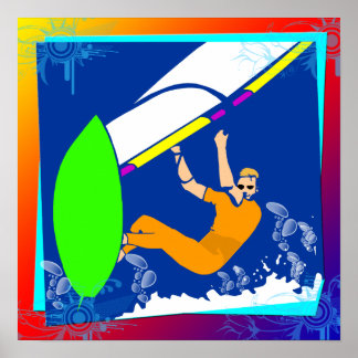 Poster de planche à voile