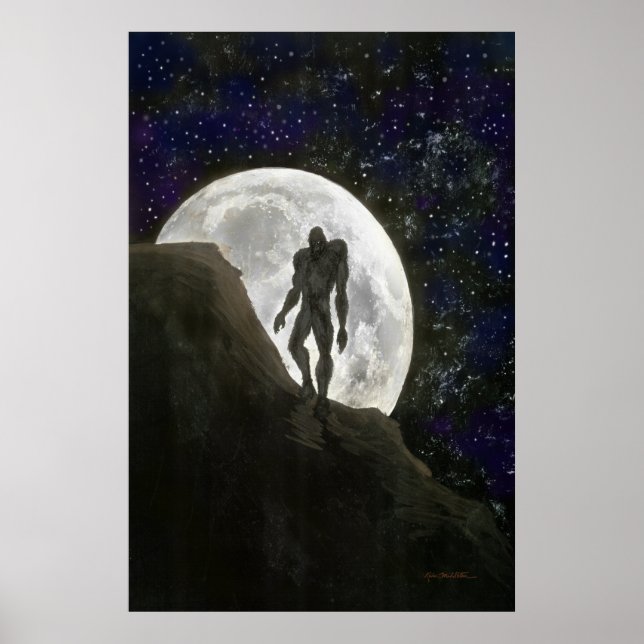 Poster de Pleine lune Wolfman (Devant)