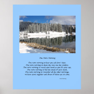 Poster de poésie romantique de plus