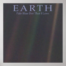 POSTER DE POINTE BLEU DE PÂLE DE TERRE