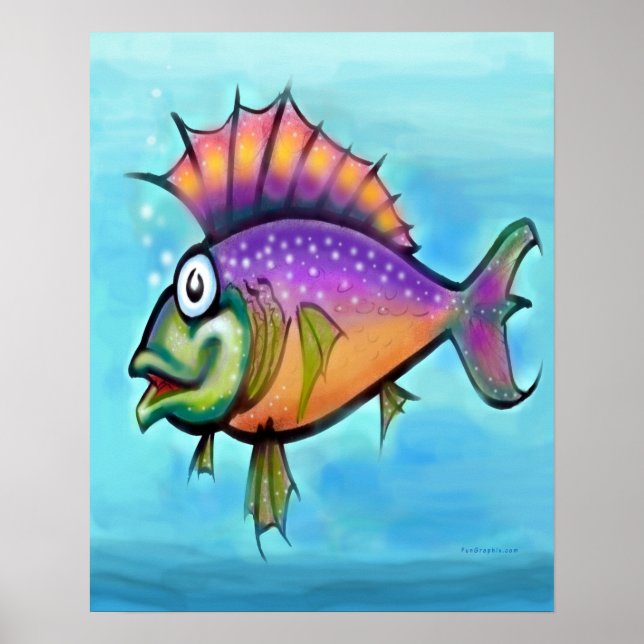 Poster de poisson (Devant)