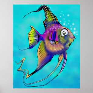 Poster de poisson-ange