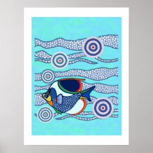 Poster de poisson autochtone 2