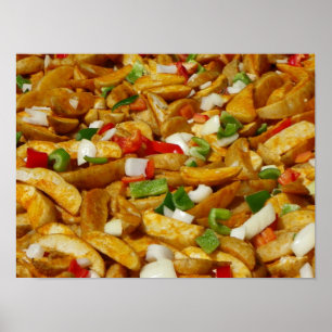 Poster de pommes de terre frites cool !