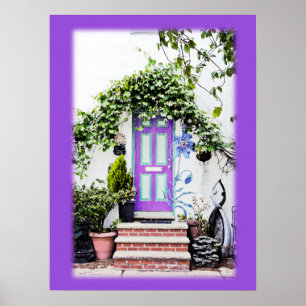Poster de porte violette