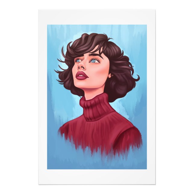 Poster de portrait de la femme de Margot (Devant)