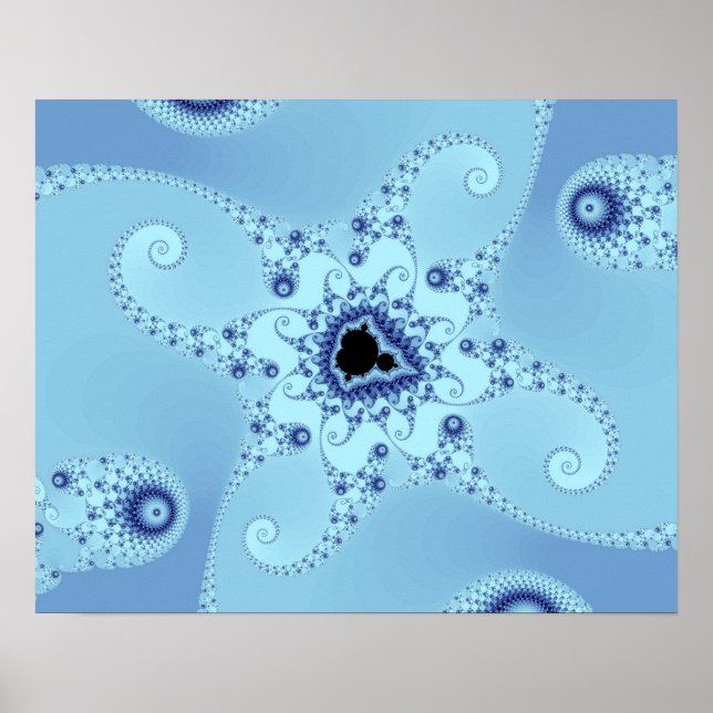 Poster de poulpes bleues (Devant)