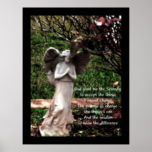Poster de prière Angel et Serenity (Devant)
