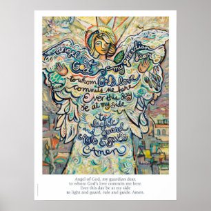 Poster de prière Guardian Angel