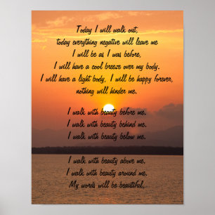 Poster de prière Navajo