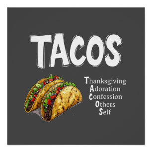 Poster de prière TACOS