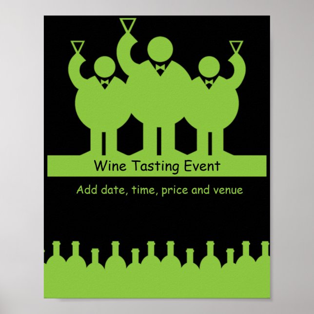 Poster de promotion de l'événement de dégustation  (Devant)